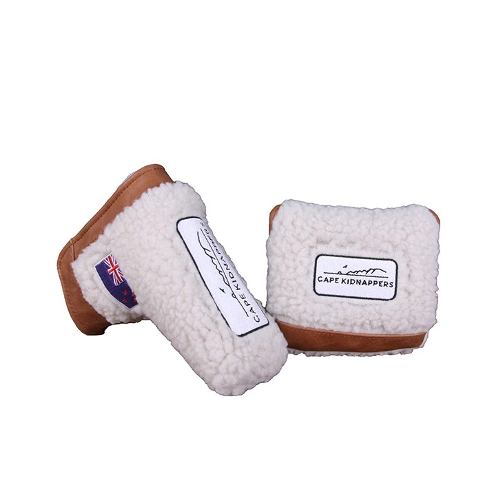 Fleece Leather Golf Blade Putter Cover