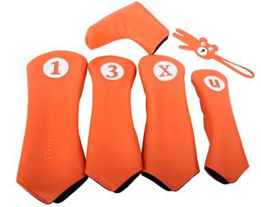 本牛革ゴルフクラブヘッドカバー